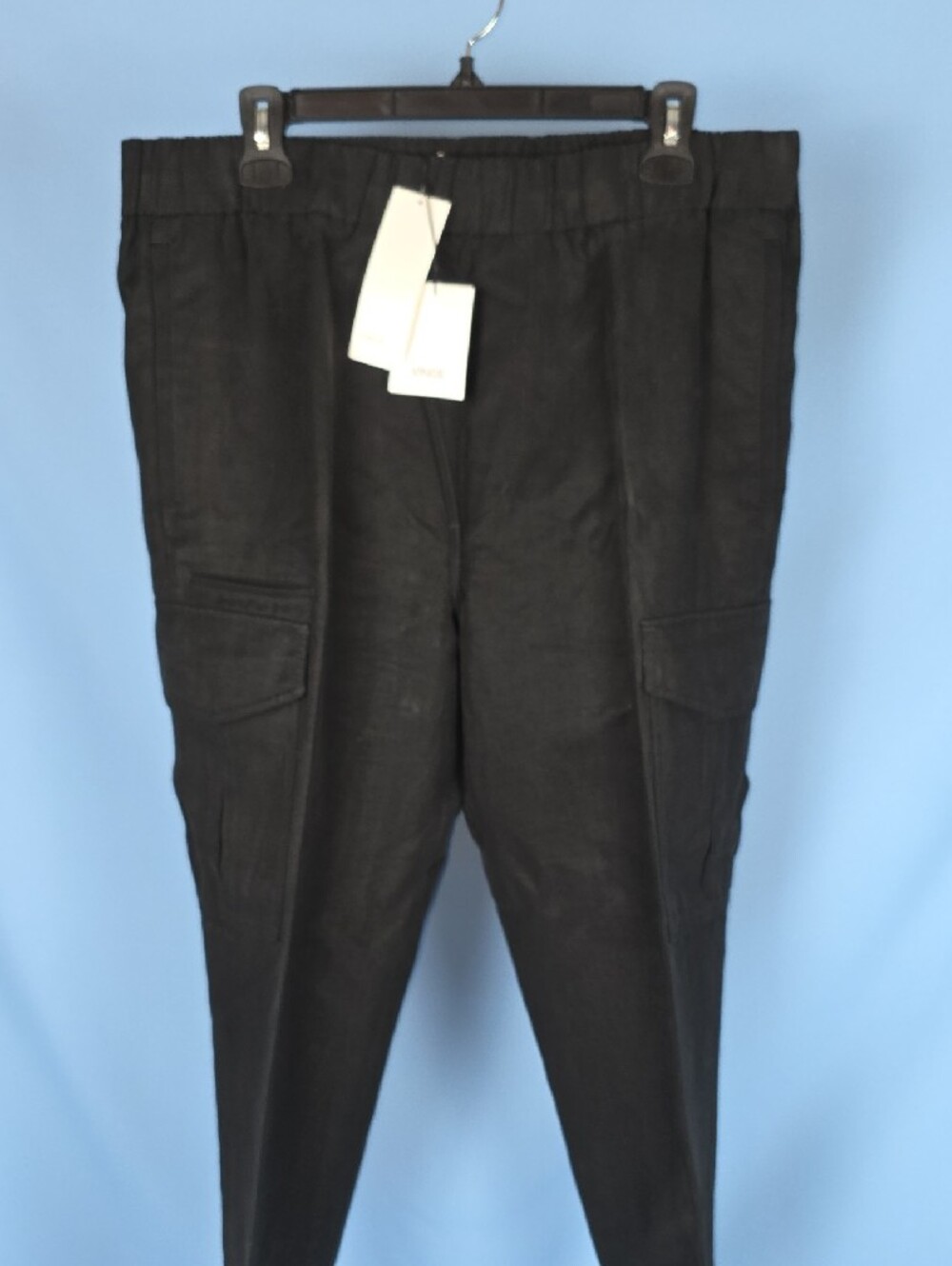 Vince Men’s 33 Black Cropped Cargo Pants BRAND NEW Neiman Marcus with Tags